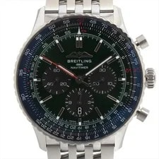 Breitling — Breitling Navitimer B01 Chronograph 46 AB0137241L1A1 SS AT Green-Face — Watch — resale