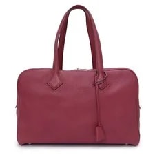 Victoria — Hermes Victoria II 35 13.8in Clemence R Stamp 99 — Handbag — resale