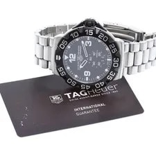 TAG Heuer — TAG Heuer Formula 1 WAH1010 44mm SS Black Dial Quartz Date Small Seconds #C667 — Watch — resale
