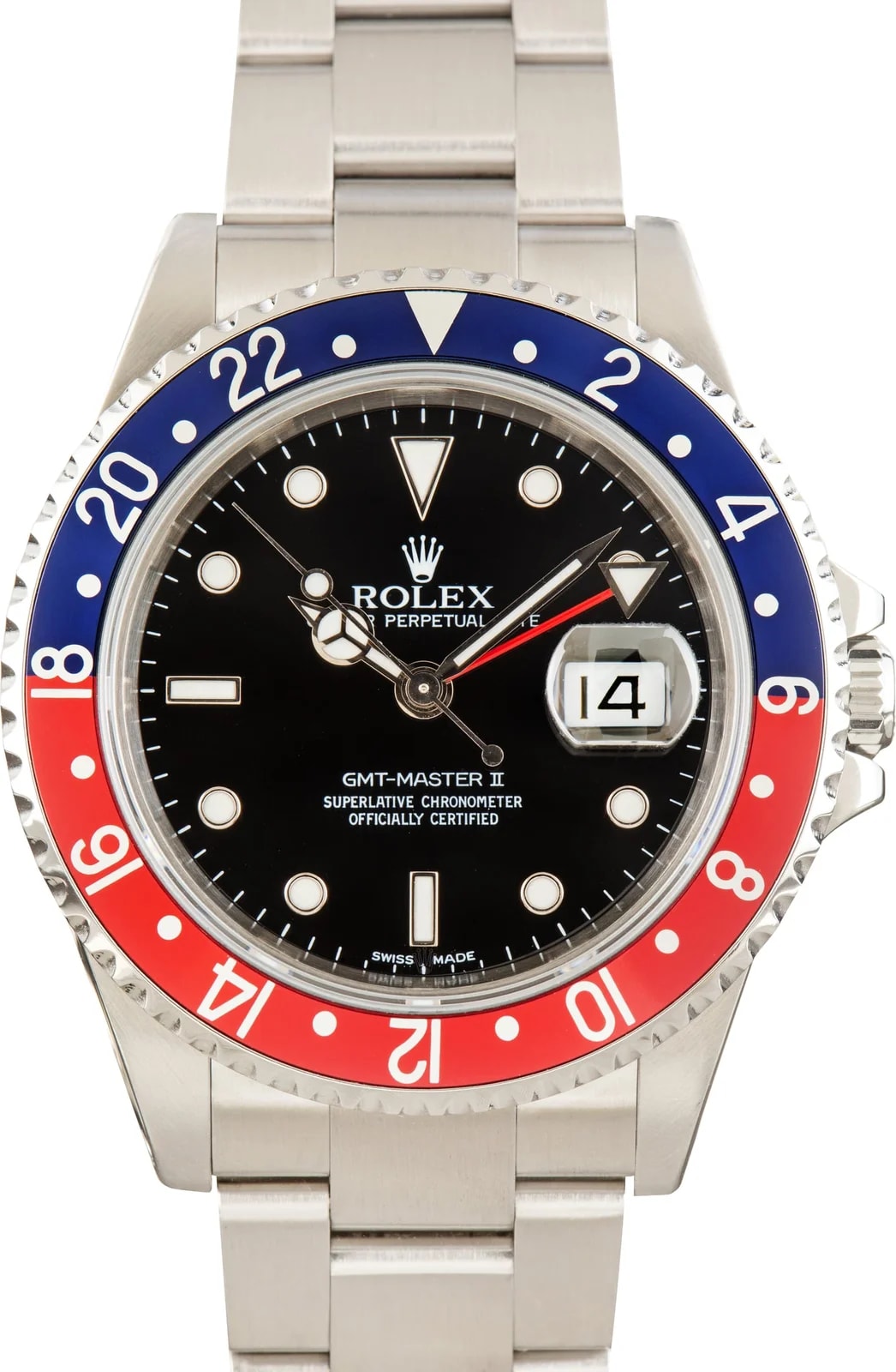 Rolex — Stainless Steel Rolex GMT-Master II Ref 16710 Pepsi — Watch — resale