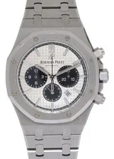 Audemars Piguet — Audemars Piguet Royal Oak Chronograph Silver Panda 41mm B/P '17 26331ST — Watch — resale