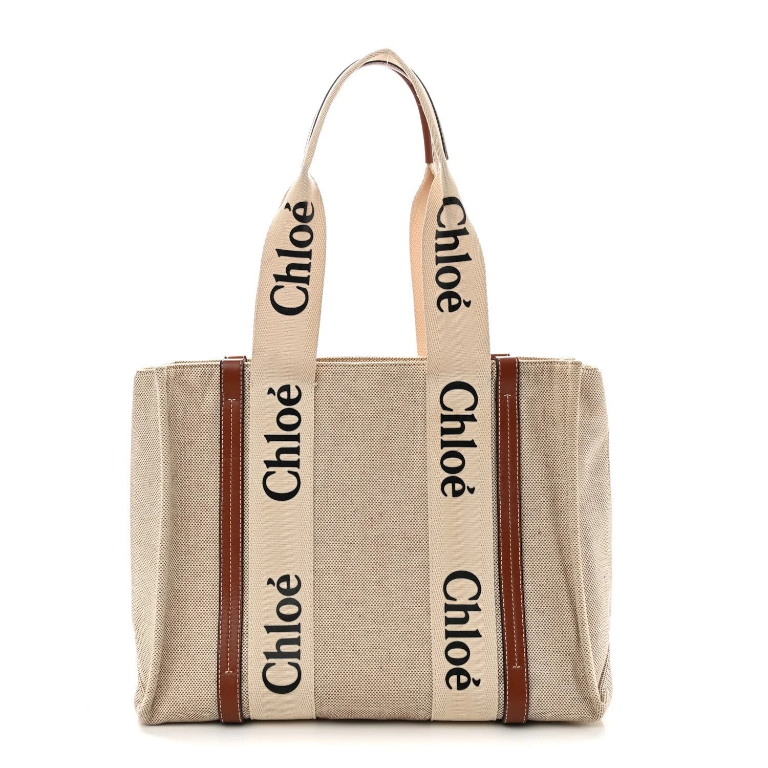 Chloé — Cotton Medium Woody Ribbon — Handbag — resale