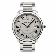 Cartier — Cartier Ronde Must de Steel 40mm Steel White Dial Automatic WSRN0035 — Watch — resale