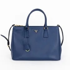 Prada — Prada Double Zip Galleria Medium Lux — Handbag — resale