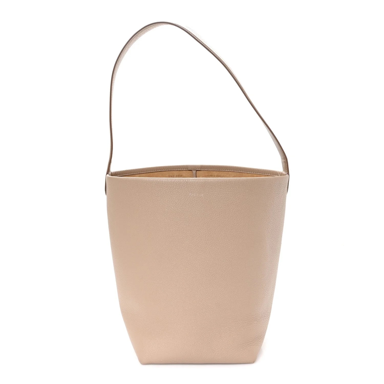 The Row — Grained Medium N/S Park Dark — Handbag — resale