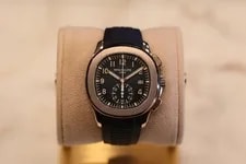 Patek Philippe — Patek Philippe Aquanaut Chronograph 5968G White Gold Blue — Watch — resale