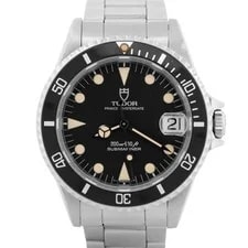 Tudor — Tudor Prince Oysterdate Submariner Black Stainless Steel 36mm 75090 — Watch — resale
