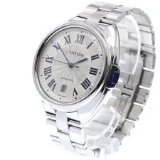 Cartier — Cartier CLÉ DE WSCL0007 40mm SS Silver Dial Automatic Date #C376 — Watch — resale