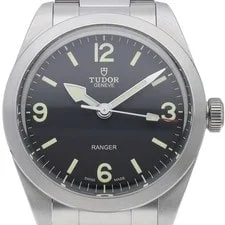 Tudor — Tudor Ranger 39UNIT M79950-0001 Stainless Steel mensWatch Black — Watch — resale
