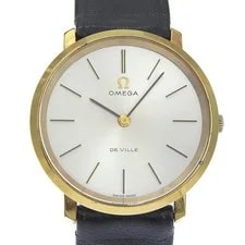 Omega — Omega de Ville 111.0107 Leather 33mm Silver Dial Mechanical (Manual) #NW201 — Watch — resale
