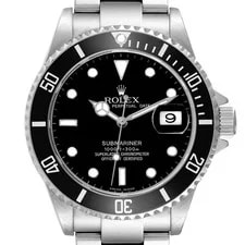 Rolex — Rolex Submariner Date Black Dial Steel 16610 — Watch — resale