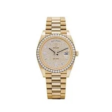 Rolex — Rolex Day-Date 40 228348RBR Yellow Gold Diamond Dial Diamond Bezel (2022) — Watch — resale