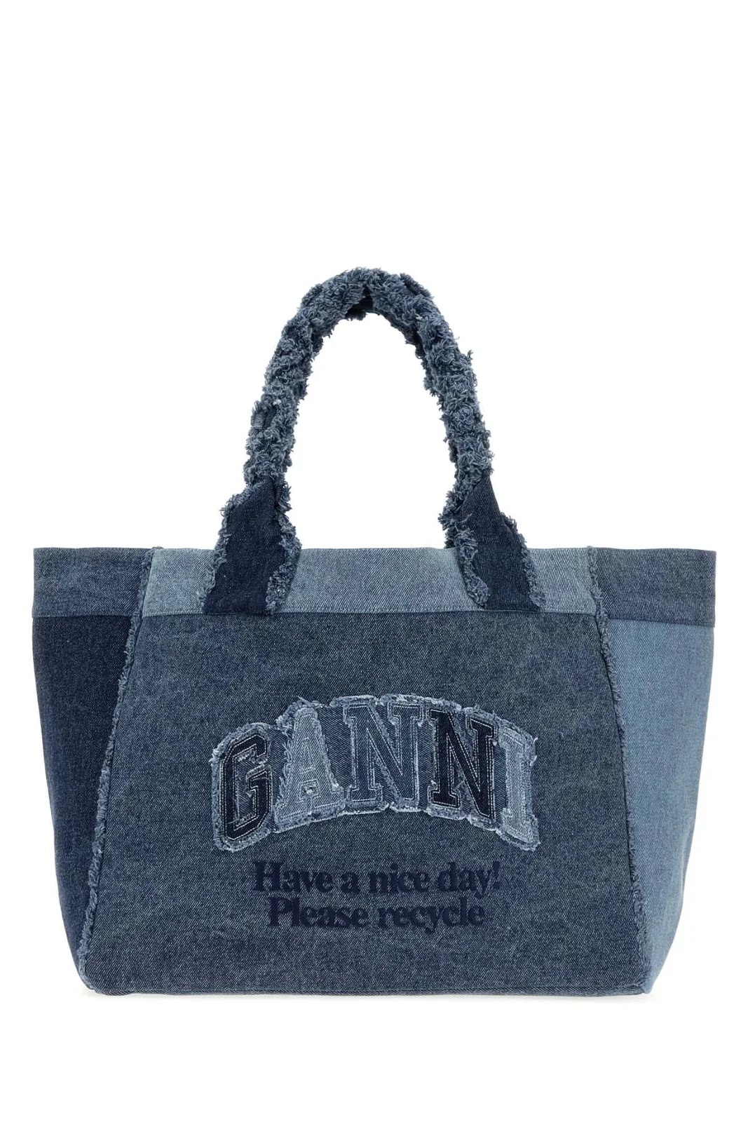 Ganni — Ganni Trapeze — Exterior: Fabric — Handbag — resale