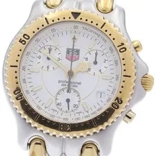 Tag Heuer — TAG Heuer S/el S35.006M Chronograph White Dial Quartz Watch_949208 — Watch — resale