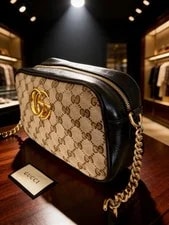 Gucci — Gucci Marmont Small Crossbody Camara — Handbag — resale