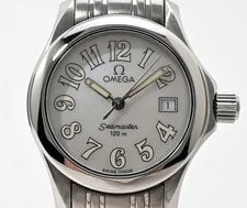 Omega — Omega Seamaster 120m 2581.70 Quartz 27mm White Shell Dial — Watch — resale