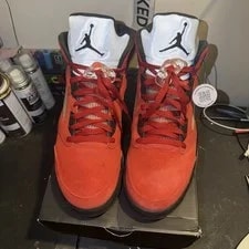 Jordan — Size 12 - Jordan 5 Retro Mid Raging Bull — Sneaker — resale