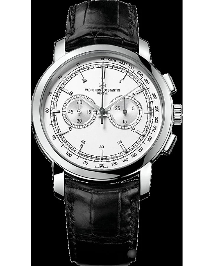 Worldofluxuryus — Vacheron Constantin Patrimony Traditionnelle Chronograph 18K White Gold — Watch — resale