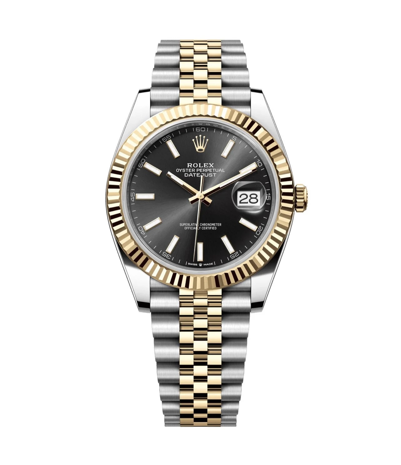 Worldofluxuryus — Rolex Datejest Stainless Steel & 18K Yellow Gold — Watch — resale
