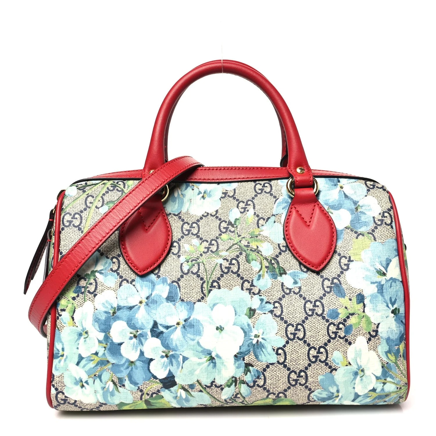Gucci — Blooms Small Boston Hibiscus — Handbag — resale