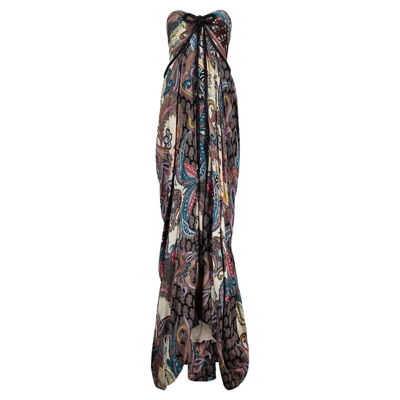 Christian Lacroix — 2006 Runway Documented Christian Lacroix Paisley Print Dress — Clothing — resale