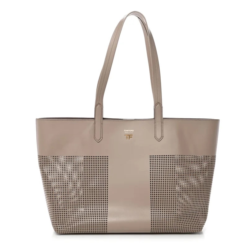 Tom Ford — Perforated Small East West Graphic T — Handbag — resale