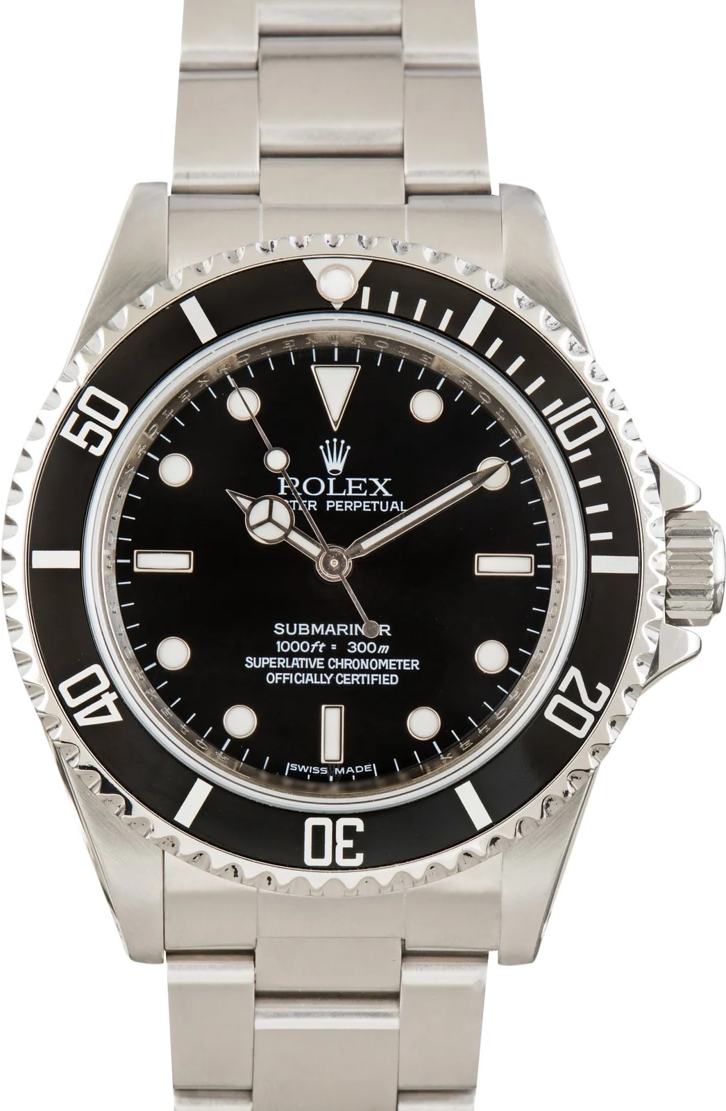 Rolex — Rolex Submariner Ref 14060M Serial Engraved Rehaut — Watch — resale