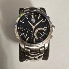 TAG Heuer — TAG Heuer Link Calibre S Quartz Chronograph Tachymeter 42mm 200m Black Dial — Watch — resale