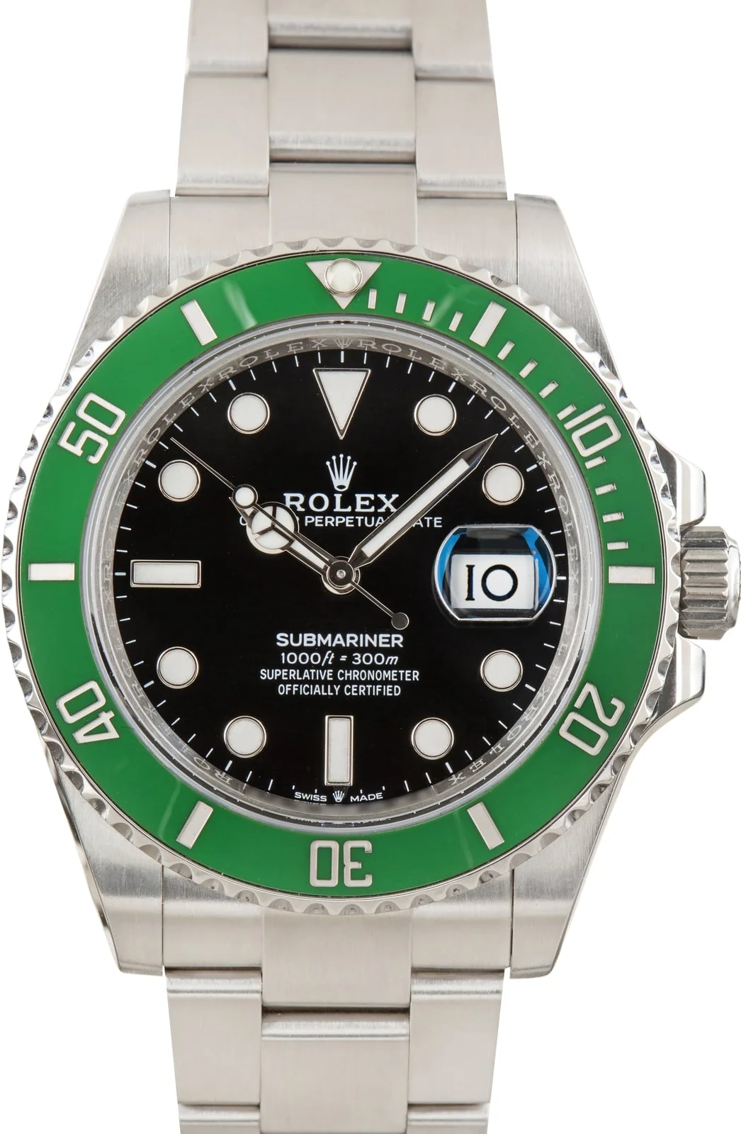 Rolex — Rolex Submariner Date Black Dial Ref 126610LV Green Bezel — Watch — resale