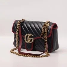 Gucci — Gucci GG Marmont Chevron Chain 443497 — Handbag — resale