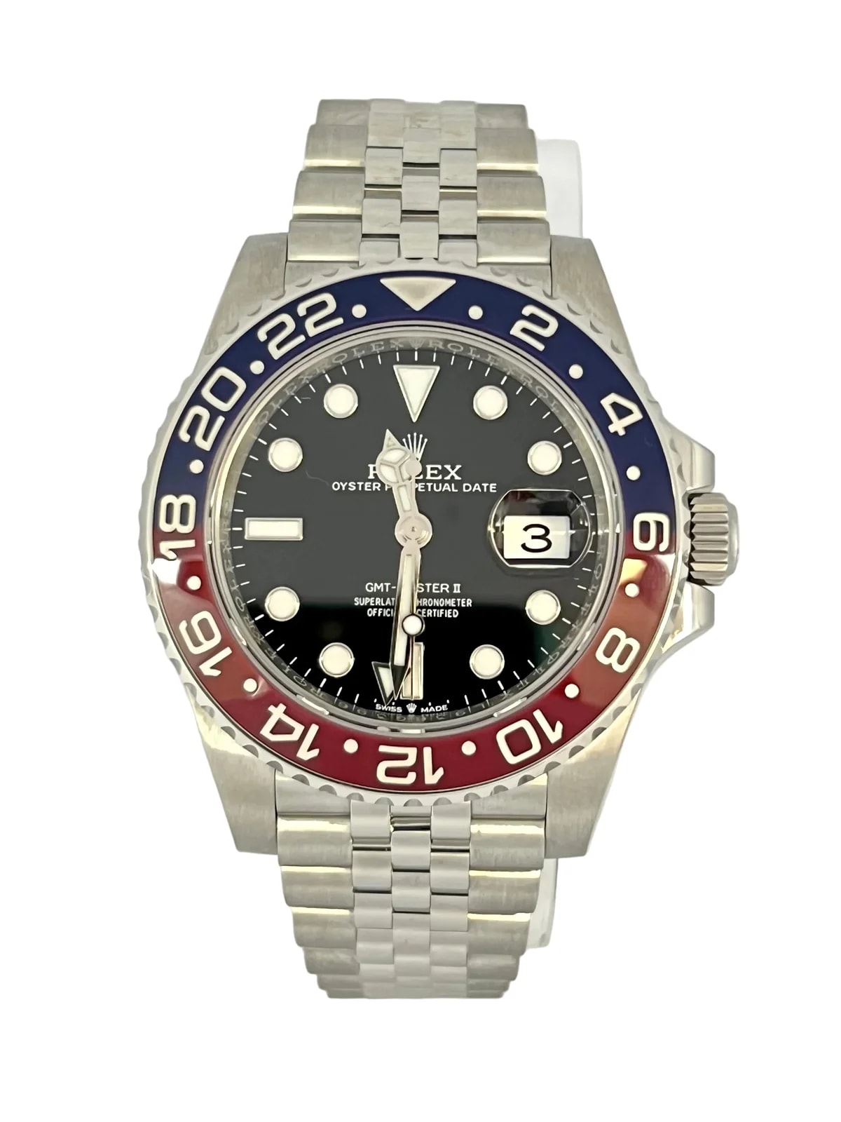 Worldofluxuryus — Rolex GMT-Master II 40 Mm Stainless Steel ’s — Watch — resale