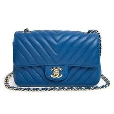 Chanel — Chanel Chevron V-Stitch Flap Chain #BCB275 — Handbag — resale