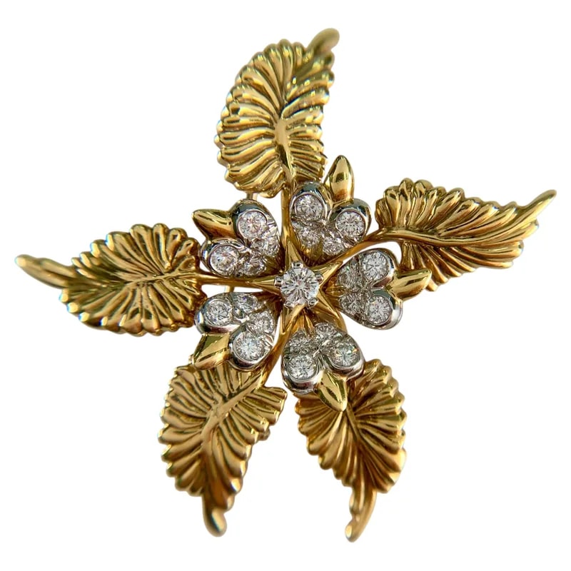 Tiffany & Co. — Tiffany & Co. Schlumberger Fern Leaf Brooch 18K — Jewelry — resale