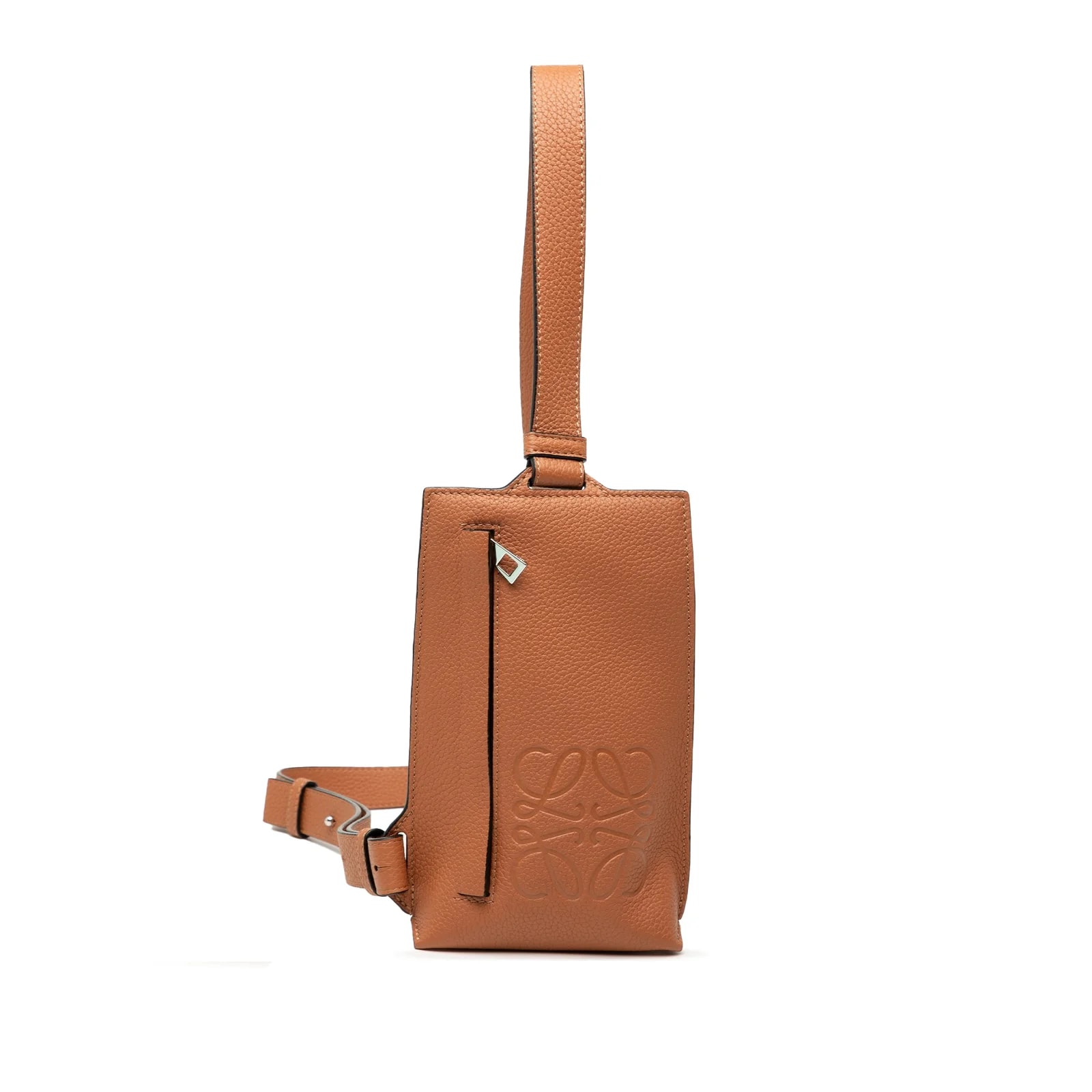 Loewe — Soft Grained Vertical T Pocket Crossbody — Handbag — resale