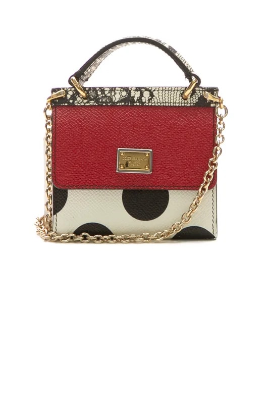 Dolce & Gabbana — Polka Dot Sicily Card Holder — Handbag — resale