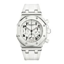 Audemars Piguet — Audemars Piguet Royal Oak Offshore 37MM White Mixed Markers Dial Stainl... — Watch — resale