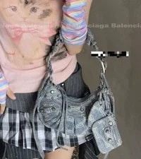 Balenciaga — Balenciaga le Cagole BB Monogram Mini — Handbag — resale