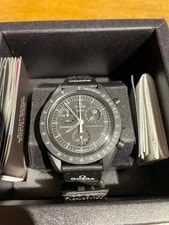 Omega — Omega X Swatch Snoopy Bioceramic Moonswatch Mission To the Moonphase Black — Watch — resale
