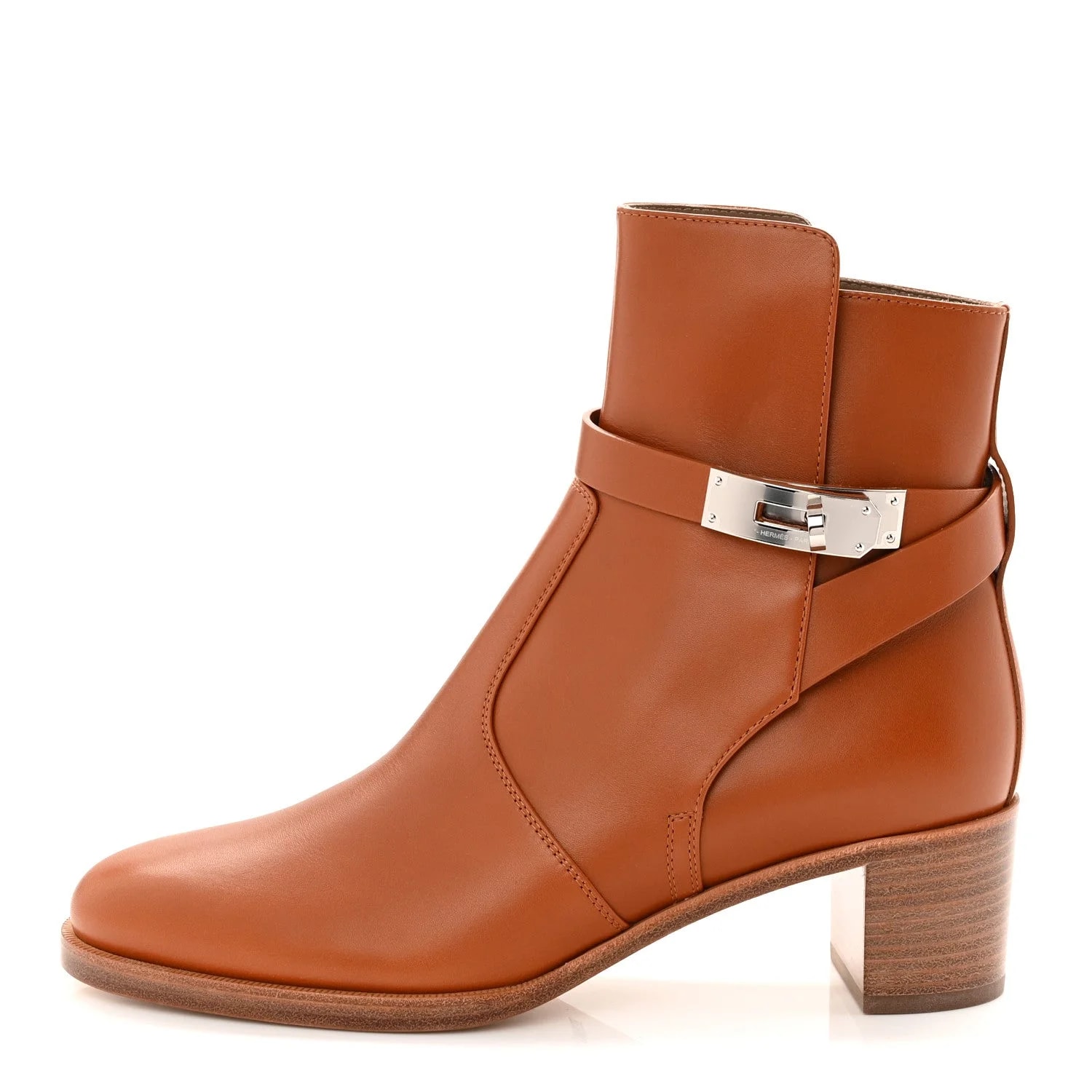 Hermès — Frenchie 50 Ankle 37 Naturel — Designer Shoe — resale