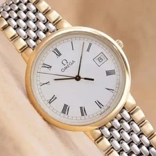Omega — Omega de Ville Quartz Gold Silver 32.5mm 1989 — Watch — resale