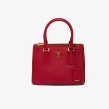Auth Prada Galleria Double Zip Mini