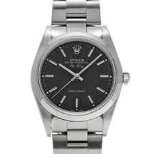 Rolex — Rolex Air-King 14000 Black Stainless Steel Automatic / Cal.3000 34mm #W1872 — Watch — resale