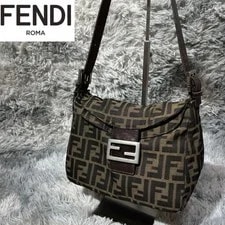 Fendi — Fendi ’S All-Over Logo Baguette — Handbag — resale