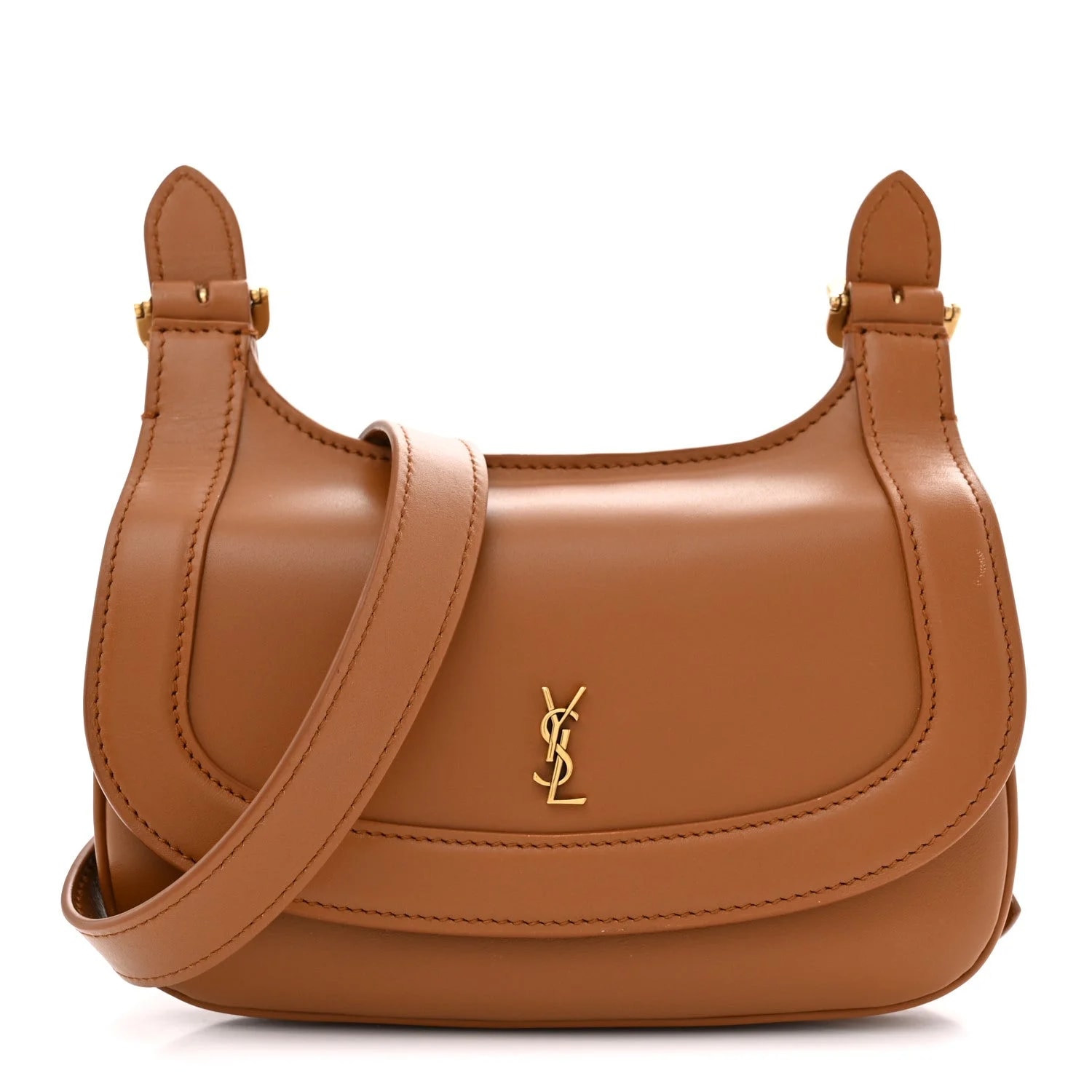 Saint Laurent — Smooth Small Charlie Miel Dark — Handbag — resale