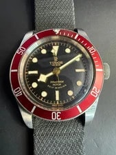 Tudor — Tudor (79220R) Black Bay Smiley 2013 Box, Card Leather & Nato Straps. — Watch — resale