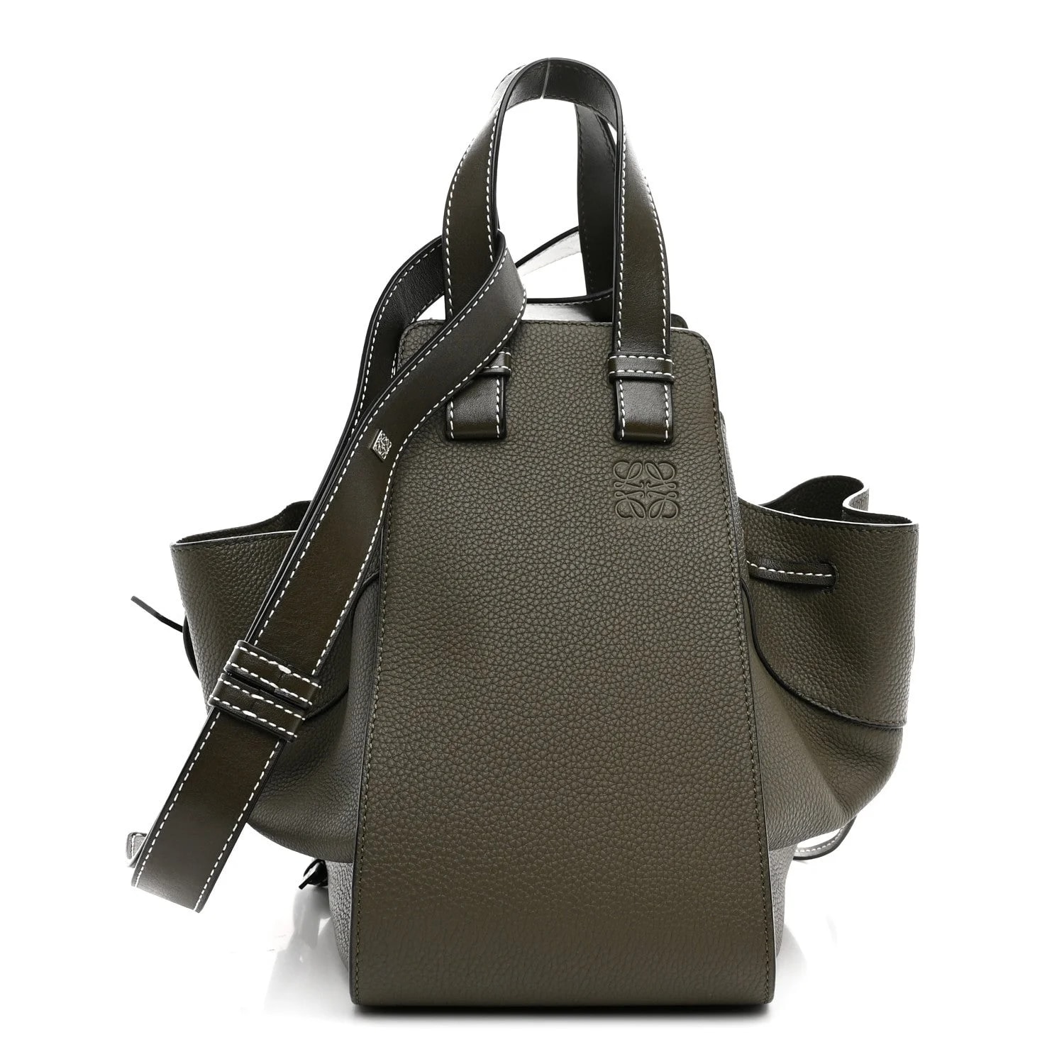 Loewe — Soft Grained Compact Hammock — Handbag — resale