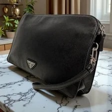 Prada — Prada Second Triangle Logo Male — Handbag — resale
