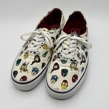 Vans — Vans X Marvel Heads Avenger VN0A38EMRNU 8 Comic Superhero Shoe — Sneaker — resale