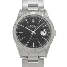 Rolex — Rolex Datejust 16264 36mm Stainless Steel Black #WW1937 — Watch — resale