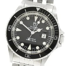 Tudor — Tudor Prince Oyster Date Mini Sub 73090 Black Dial Automatic Boy's — Watch — resale